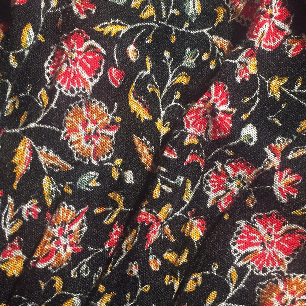 Long Sleeve Floral Midi Dress - Picture 5 of 5